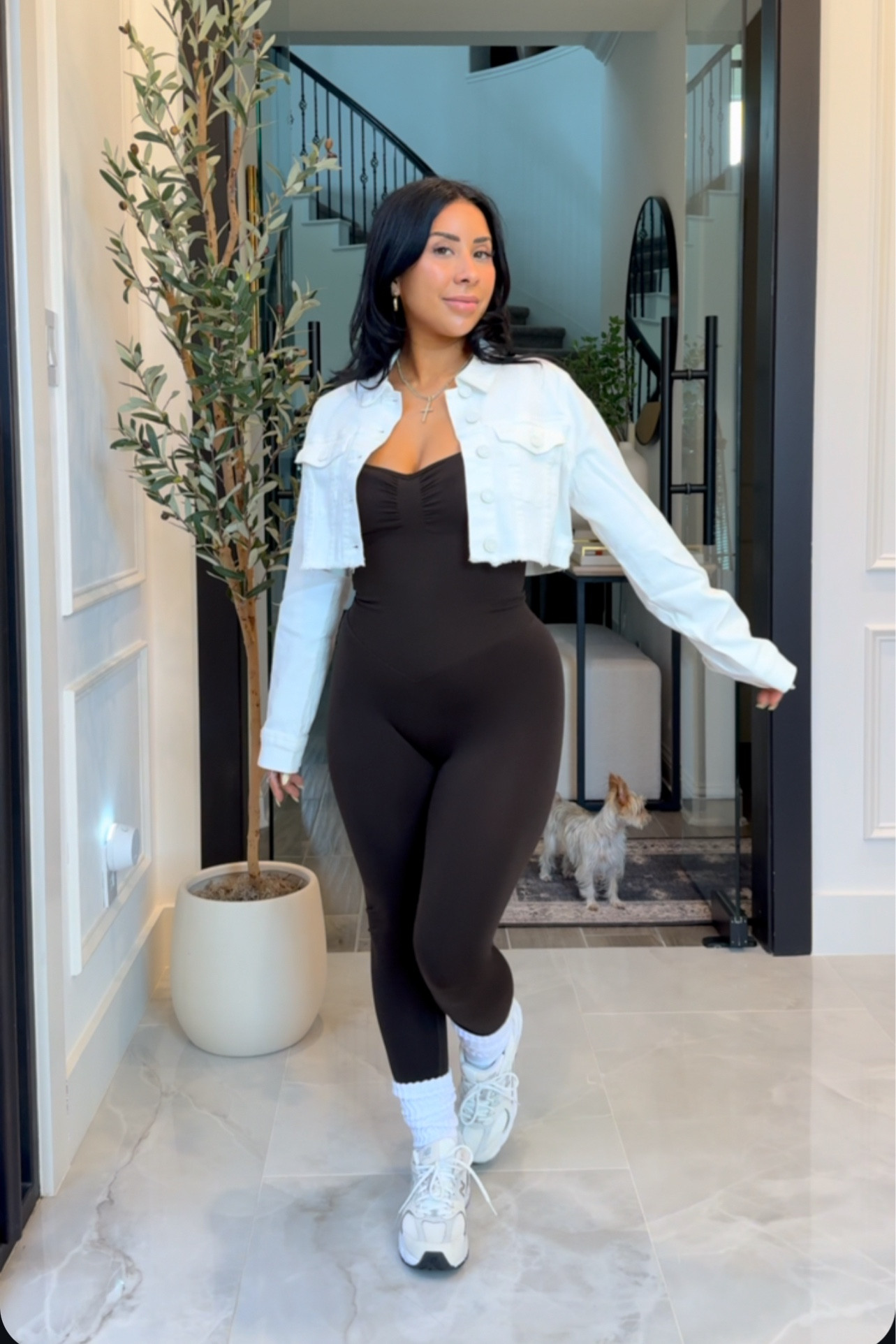 Most flattering jumpsuit!!! USE CODE ARIEL TO SAVE AT BUFFBUNNY

Jumpsuit
Leggings 
Activewear
Gym outfit 
Pilates outfit
Errands 


#LTKSaleAlert #LTKFindsUnder50 #LTKFitness