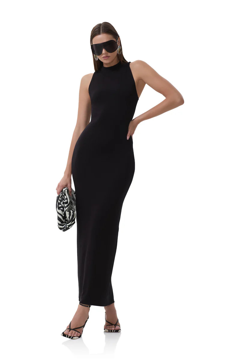 casper-dress-noir | ShopAFRM