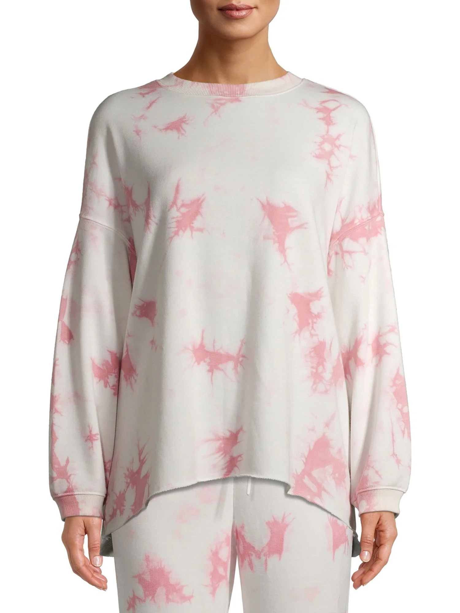 Secret Treasures Women's and Women's Plus Oversized Long Sleeve Lounge Top | Walmart (US)
