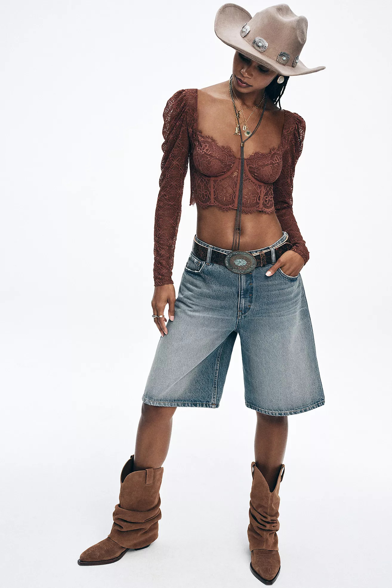 Schutz Zachy Foldover Western Boots | Anthropologie (US)