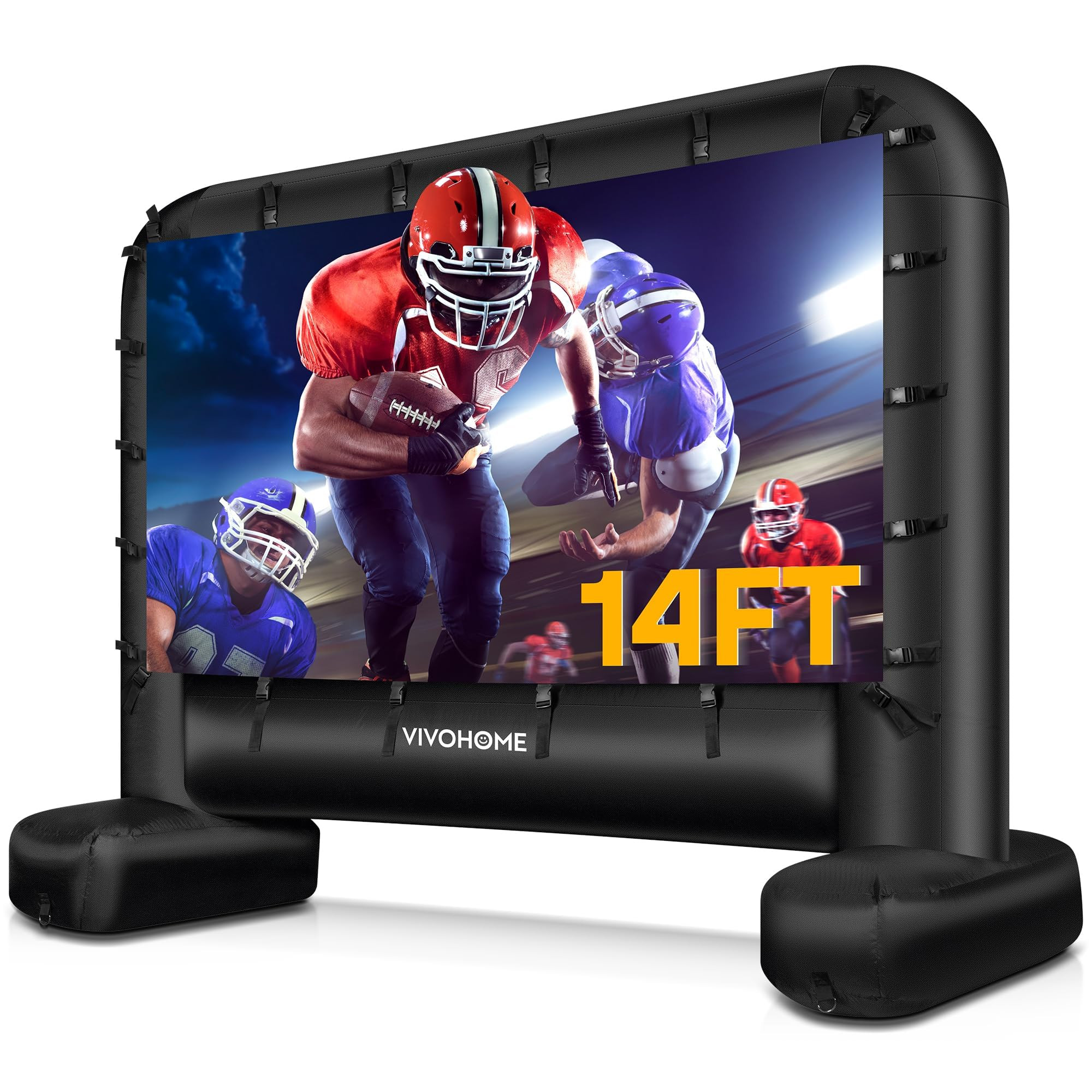 VIVOHOME 14 FT Inflatable Projector Screen for Outside, Blow Up Movie Screen Outdoor Use, Mega La... | Amazon (US)