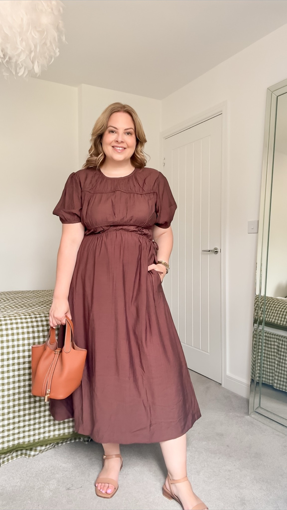 Brown dress, midi dress, heatwave outfit, midsize outfit

#LTKsummer #LTKmidsize #LTKdresses
