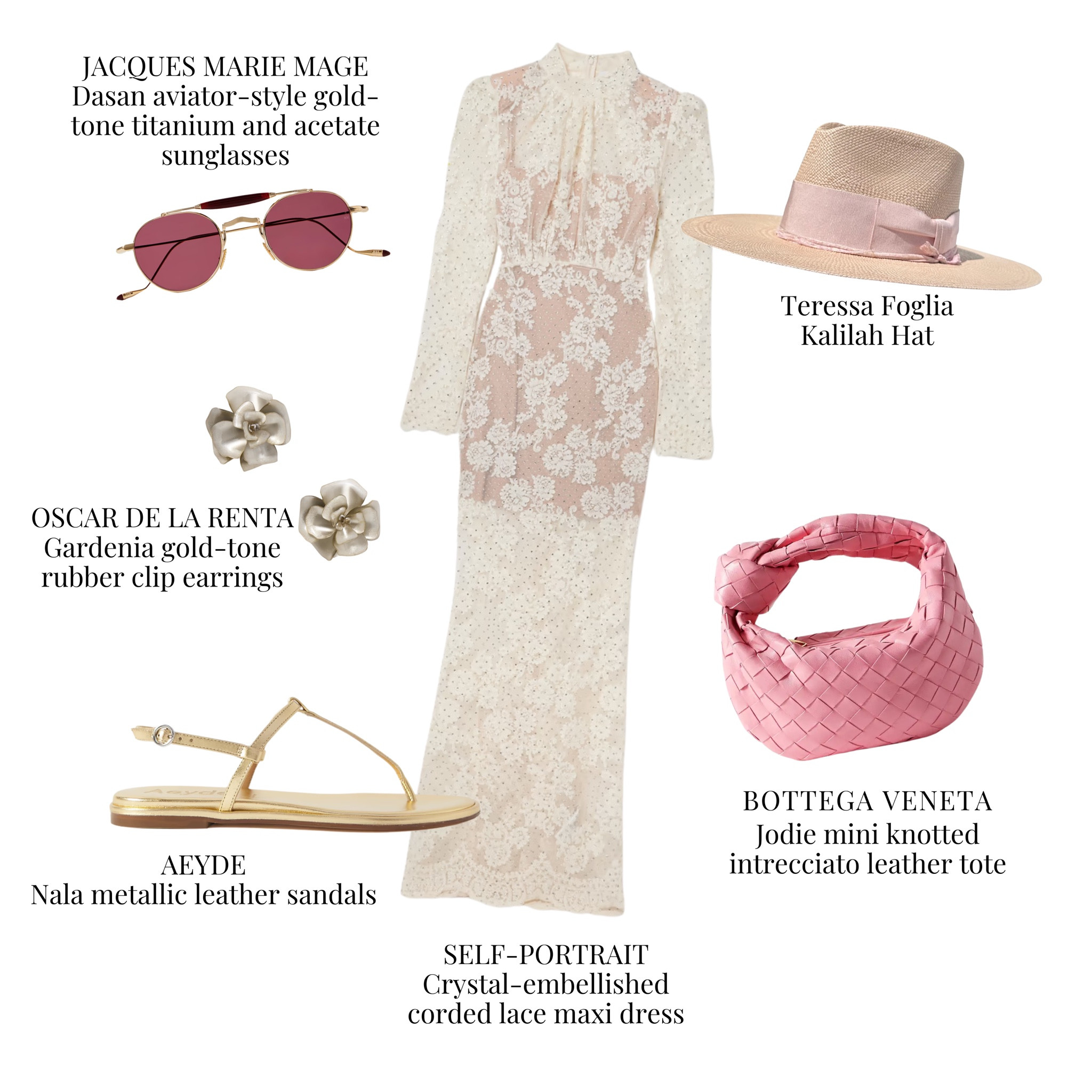 Delicate lace, shimmering details, and boho elegance.  This look is all about effortless grace with a touch of sparkle. 
#BohoChicInspo #SelfPortraitStyle #EffortlessElegance #Lace #BottegaVeneta #AEYDE  #ModernBoho #LuxeDetails #StyleWithSoul #BohemianGlam



#LTKItBag #LTKStyleTip #LTKShoeCrush