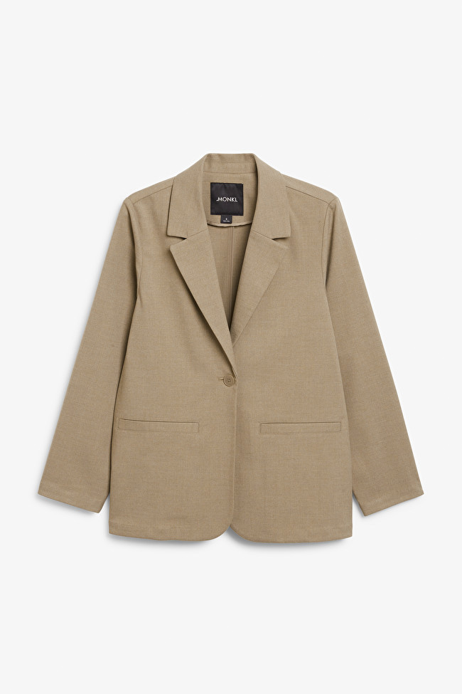 Tailored mole single breasted blazer | Monki