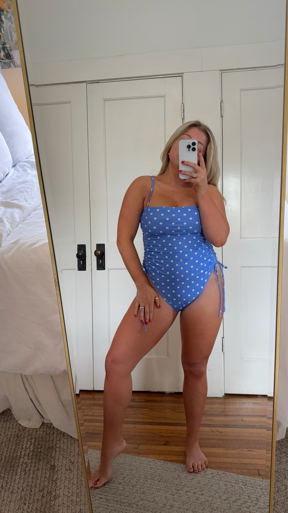Mom approved one piece swimsuit - under $50 - wearing a medium!

#LTKmomlife #LTKMidsize #LTKSwim
