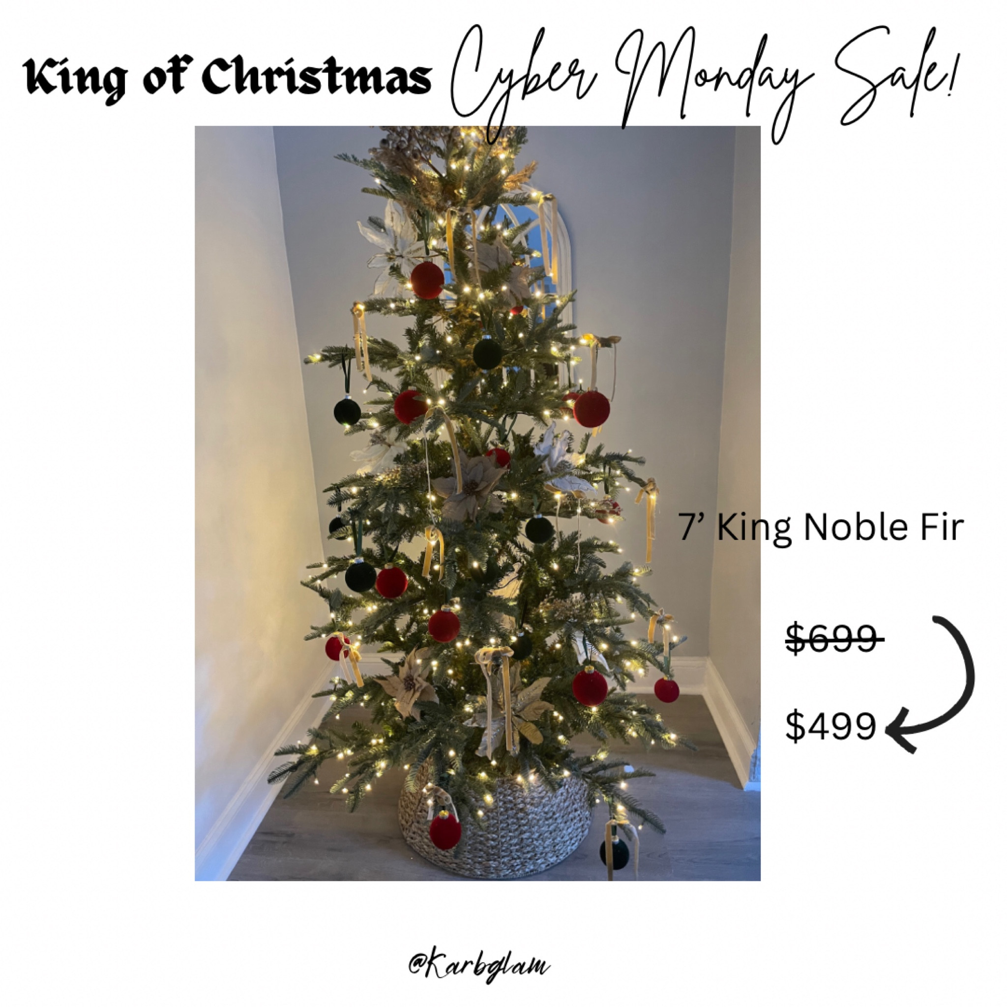 Cyber Sale on my Christmas Tree! 
#arboldenavidad #christmastree #kingofchristmas 

#LTKSeasonal #LTKCyberWeek #LTKHoliday