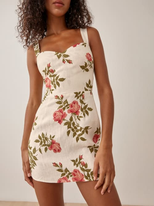 Miso Linen Dress | Reformation (Global)