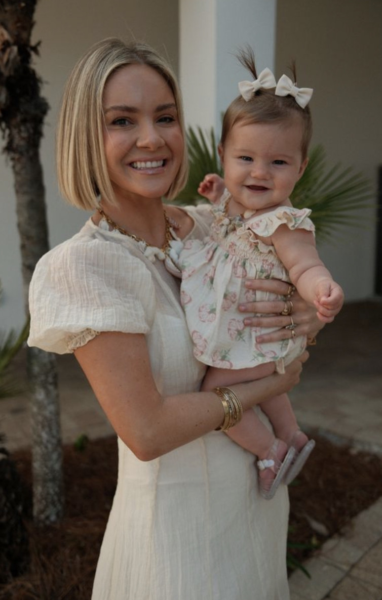 Mom and baby girl family photo outfits  

 #LTKmomlife #LTKBaby