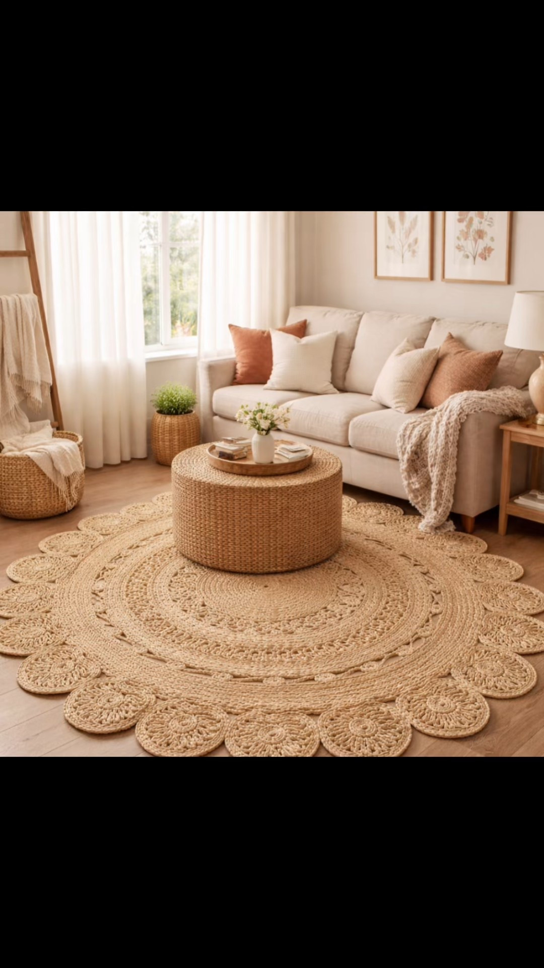 These indoor jute rugs are handmade and woven, adding a bohemian flare to any room they're in; Their braided weaves give them their natural yet stylish flare; You can easily bring any room together with these neutral yet on-trend rugs.

#LTKHome