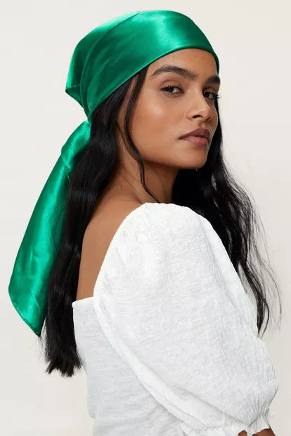 Silky Satin Plain Headscarf | Nasty Gal (US)
