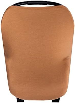Baby Car Seat Cover Canopy and Nursing Cover Multi-Use Stretchy 5 in 1 Gift"Camel" by Copper Pear... | Amazon (US)