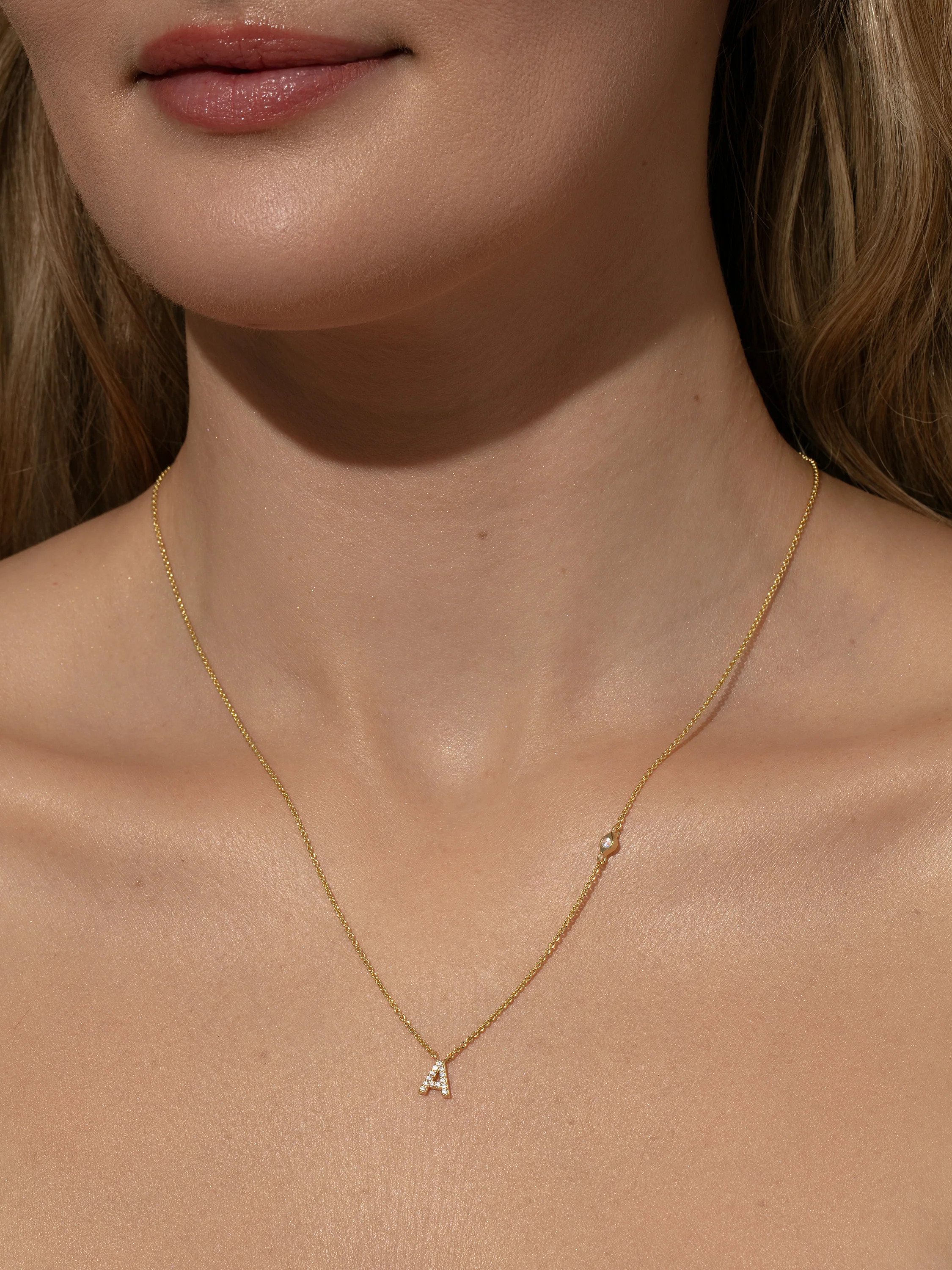 Pavé Initial Necklace | Uncommon James