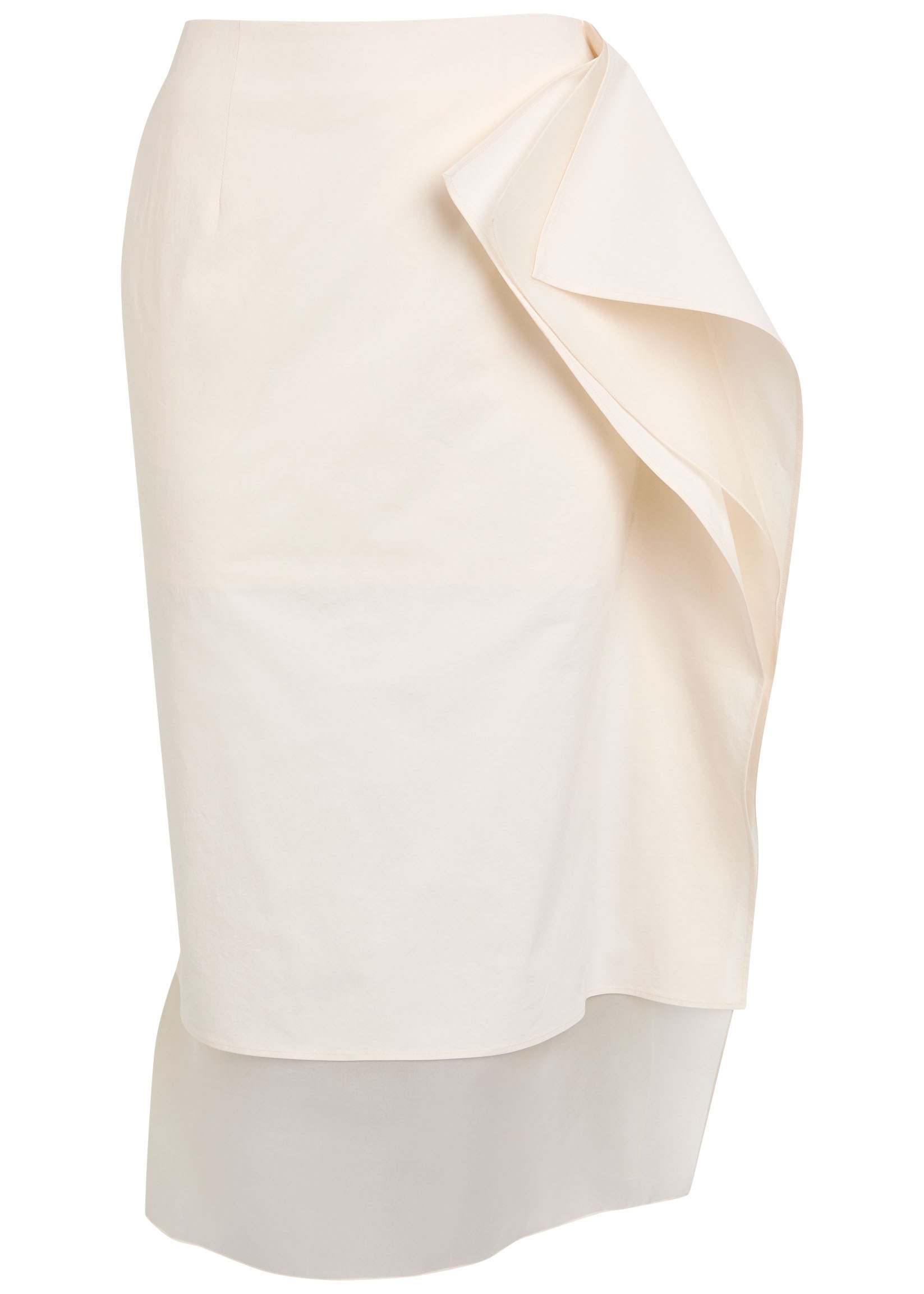 Lilac cotton-poplin midi skirt | Harvey Nichols