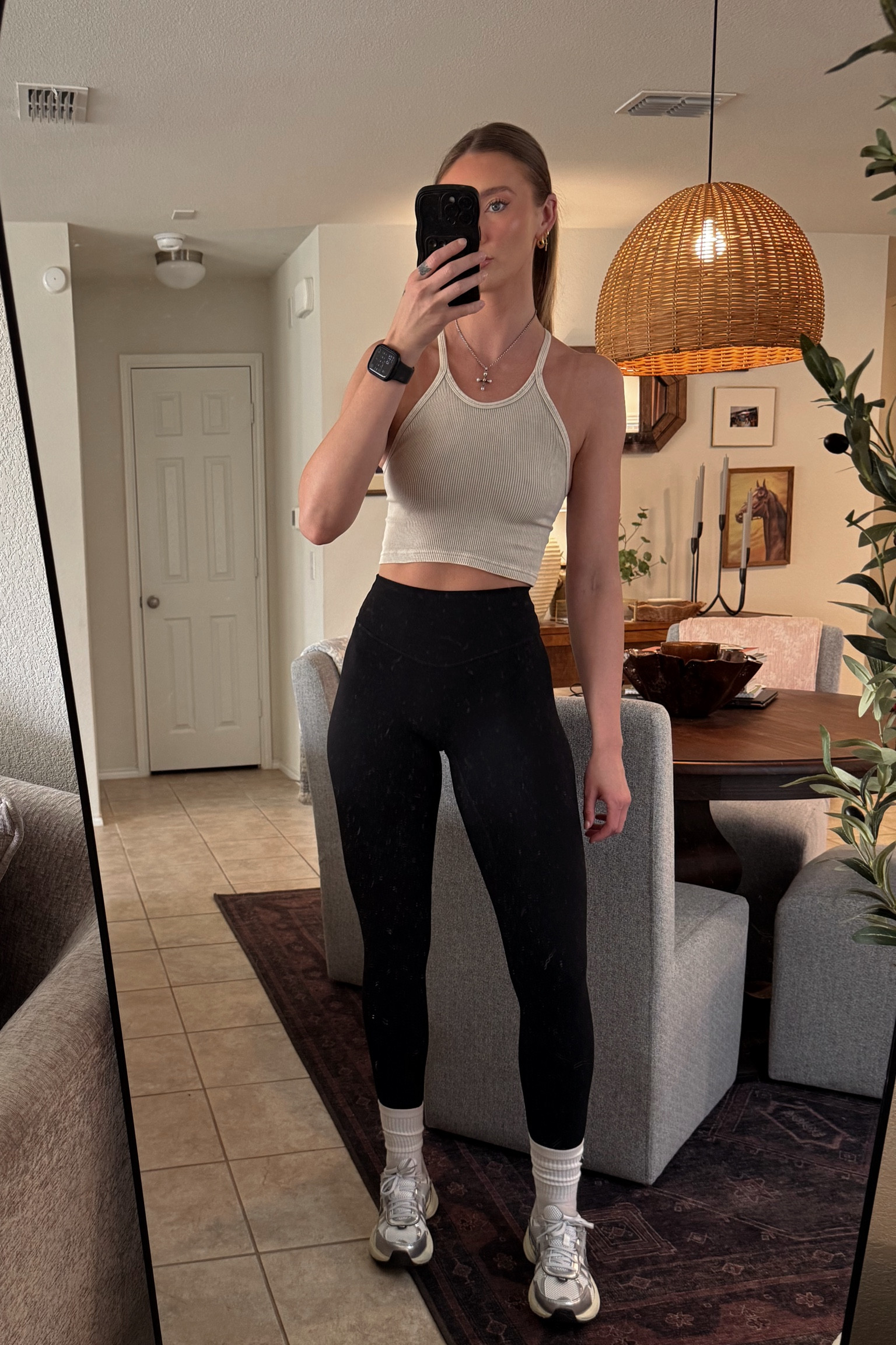 Gym ootd! Wearing an xs/s in the tank and xs in the leggings! Shoes are tts! #morganiverson #active #gym #workout #sneakers 

#LTKFitness #LTKActive #LTKShoeCrush