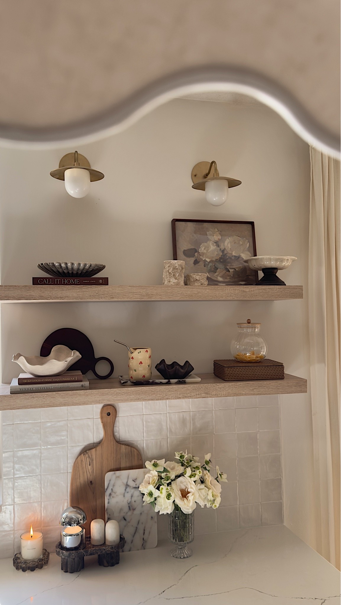 Loving all the simple details— keeping things beautiful and intentional is always my goal and very happy with the results of my kitchen shelves styling 🤩

#LTKmomlife #LTKHome #LTKSaleAlert