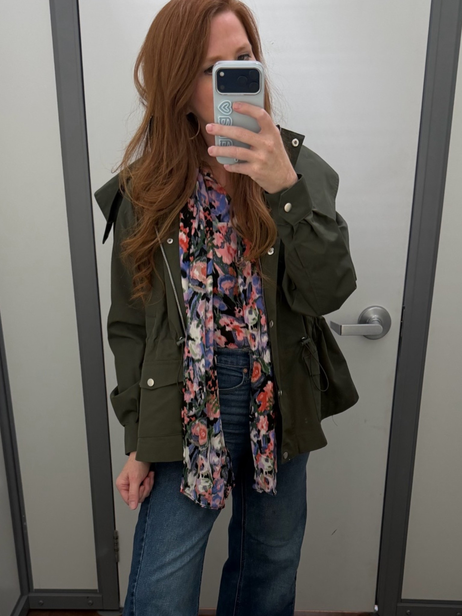 cutest walmart outfit. Jacket runs big, size down. Wearing XS in both top and jacket