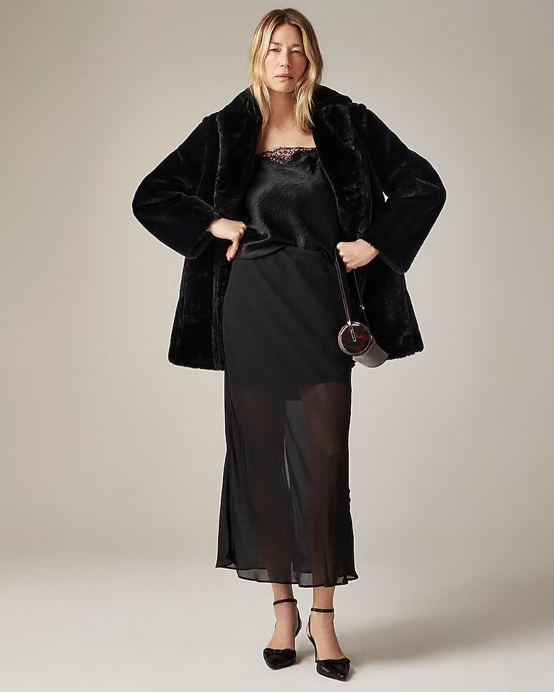 New Gwyneth skirt in chiffon | J. Crew US