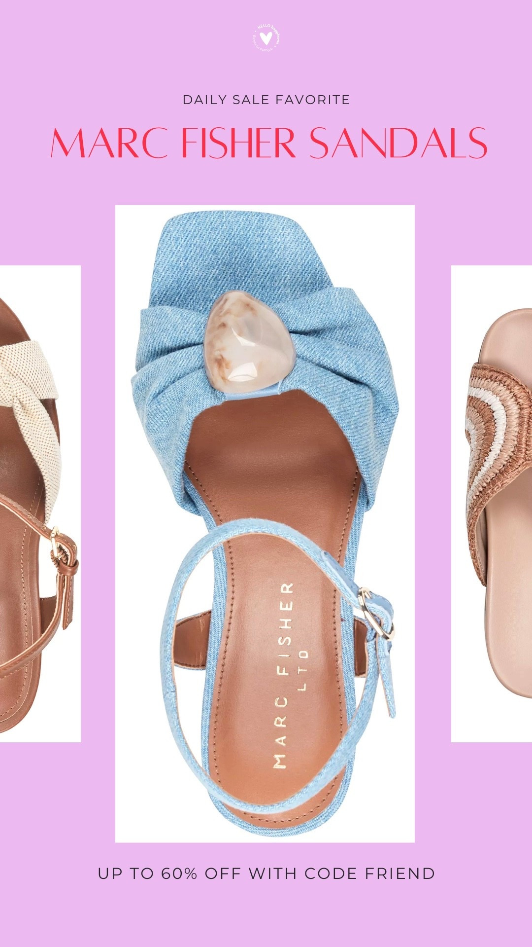Cute sandals + major savings = summer style win. These Marc Fisher finds pair perfectly with everything in your closet. 💕

#LTKootd #LTKSeasonal #LTKSaleAlert
