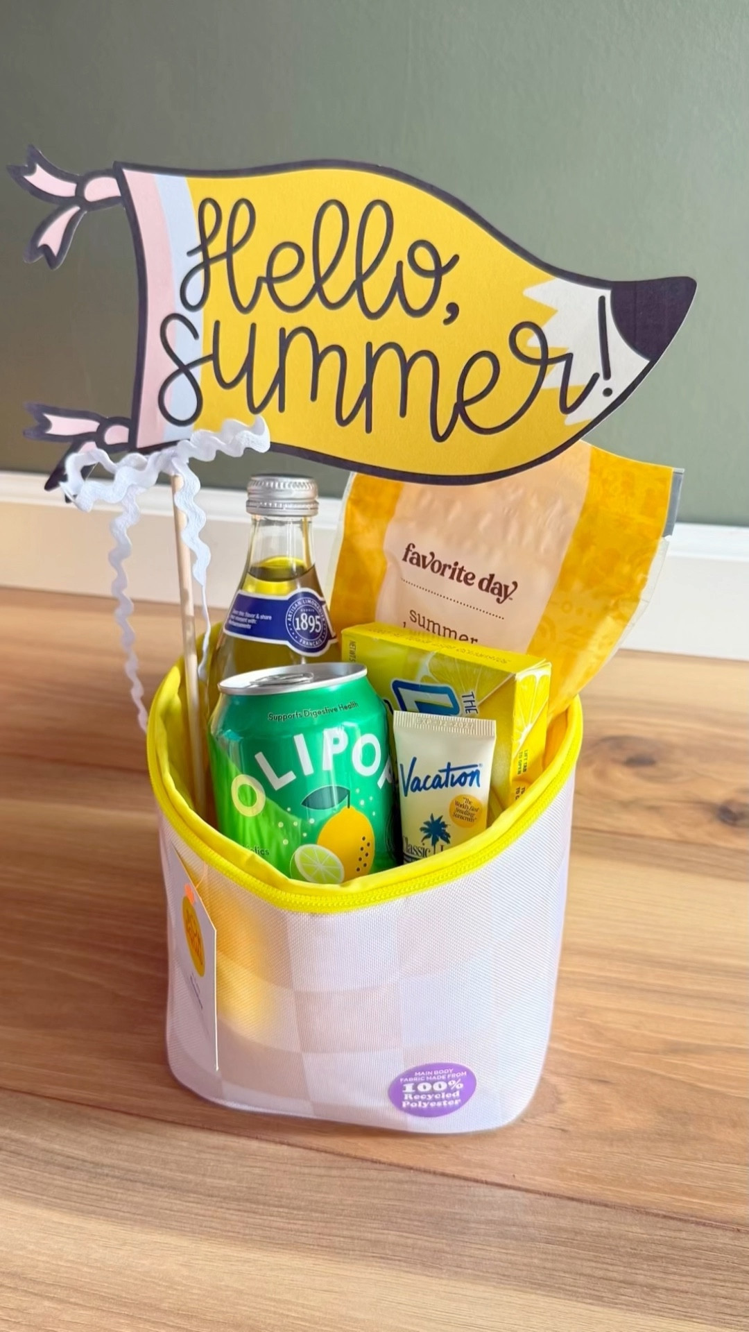 Another quick and easy gift idea for the end of the school year. This fun cooler with treats will bring sunshine and good vibes to start summertime! ☀️ 

#LTKFamily #LTKGiftGuide #LTKKids