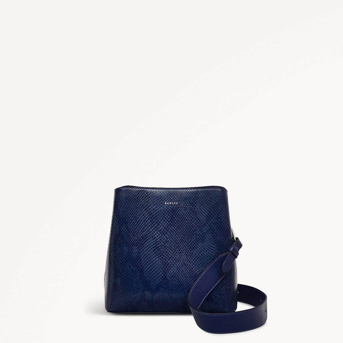 Evenfall Blue Crossbody Bag | Dukes Place Faux Snake SS25 |Radley | Radley London US