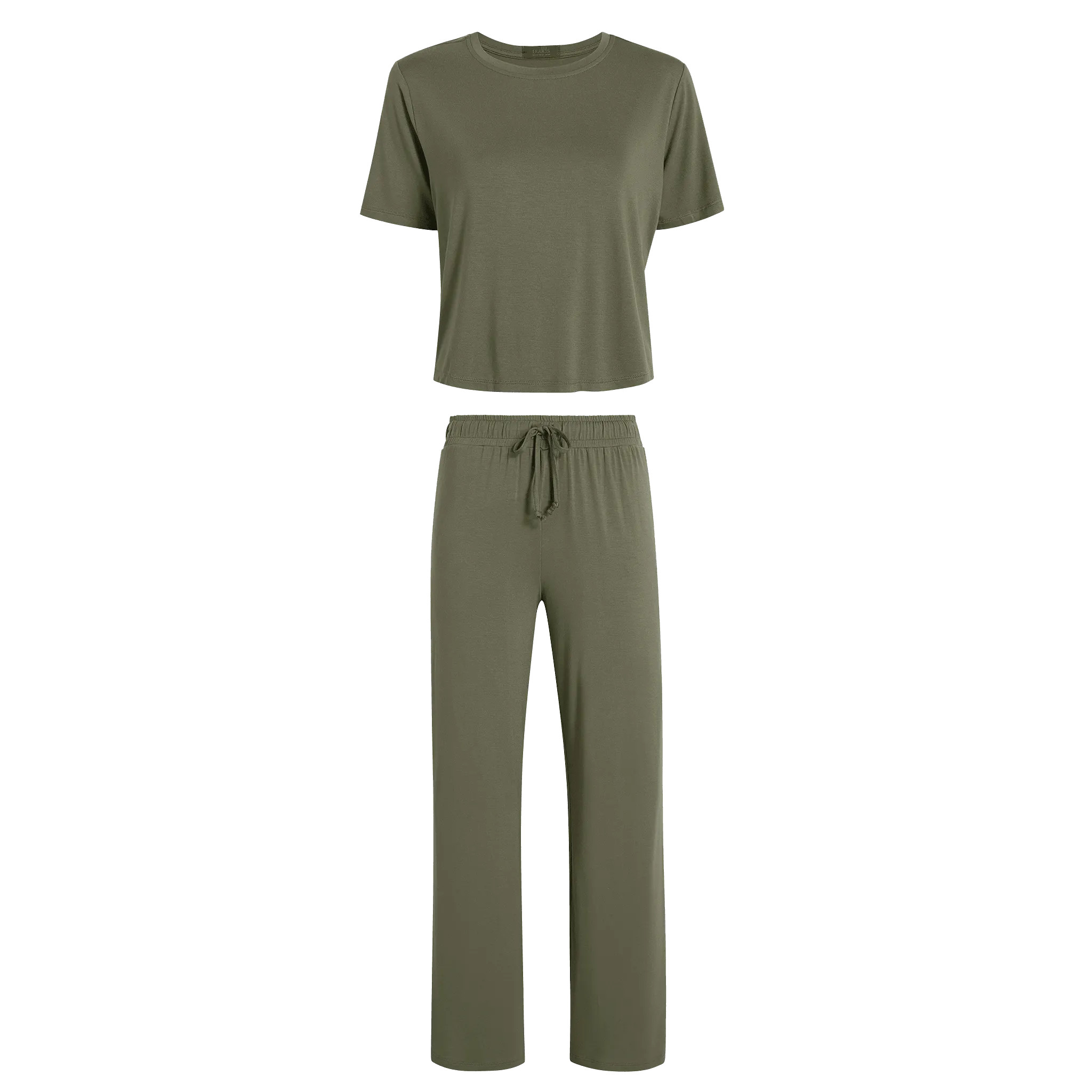 Women's Pajama Set - Dark Olive - nuuds | nuuds