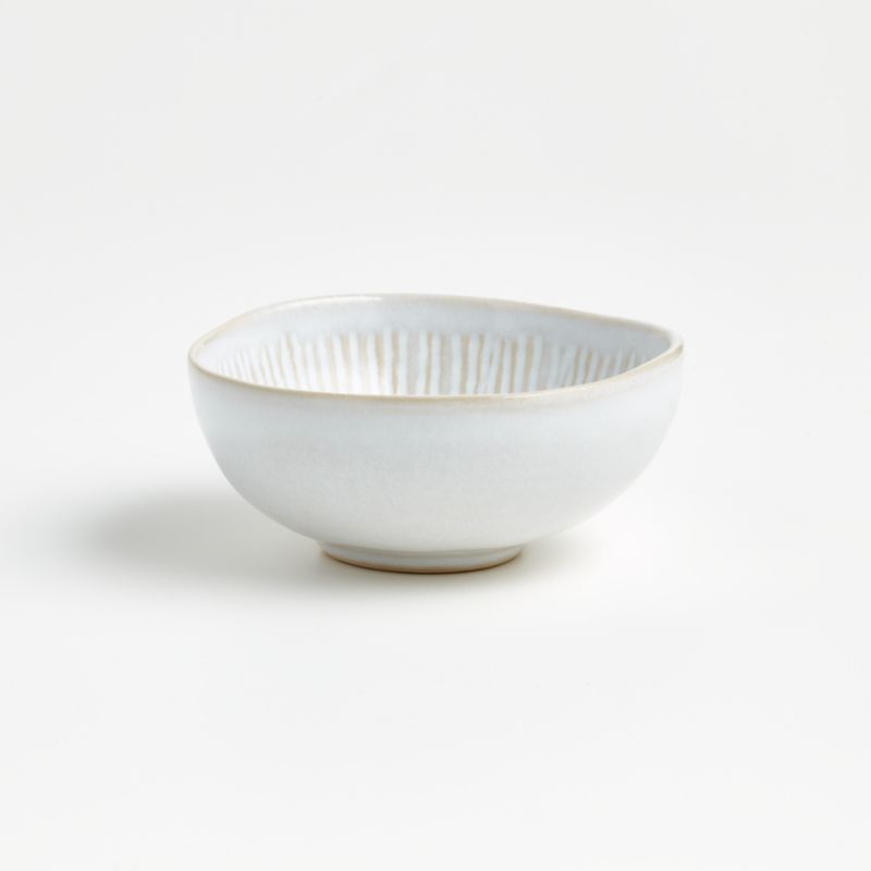 Dover White Mini Bowl + Reviews | Crate & Barrel | Crate & Barrel