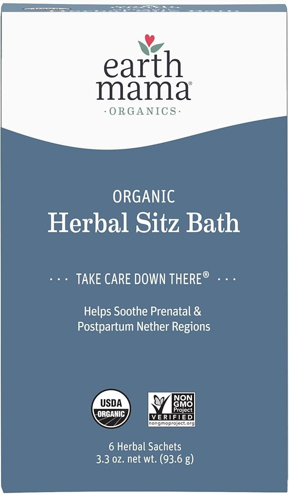 Earth Mama Organic Herbal Sitz Bath | Pregnancy & Postpartum Care, Soothing Sitz Bath for Hemorrh... | Amazon (US)
