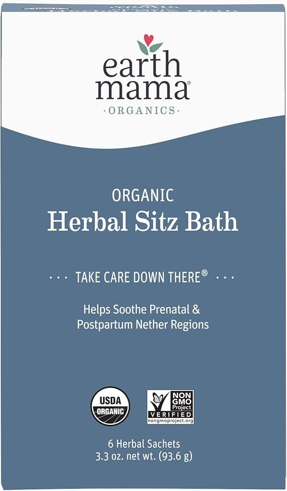 Earth Mama Organic Herbal Sitz Bath | Pregnancy & Postpartum Care, Soothing Sitz Bath for Hemorrh... | Amazon (US)
