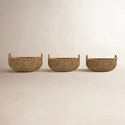 Charton Sg Shallow Baskets W/ Handles | Wayfair North America