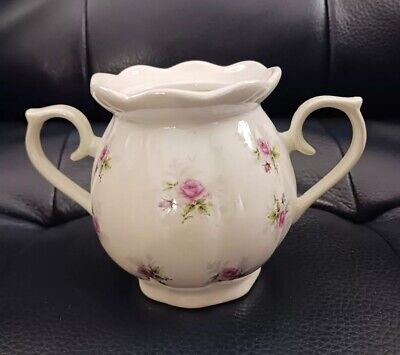 Grace's Teaware Sugar Bowl with Lid, Pink Roses | eBay US