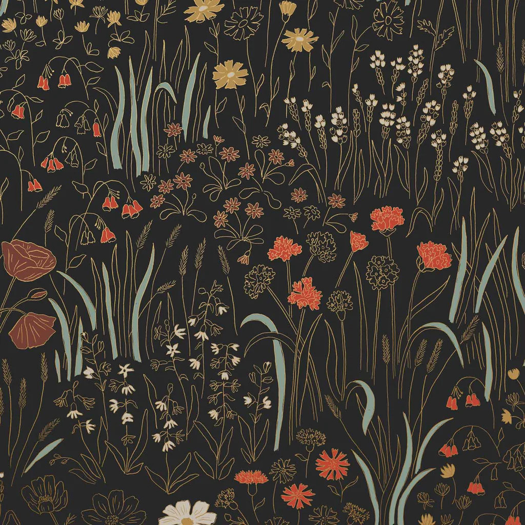 Alpine Garden Wallpaper - Multi | Schoolhouse