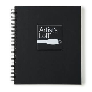Black Hard Cover Watercolor Pad by Artist's Loft™ 8.5" x 11" | Michaels® | Michaels Stores