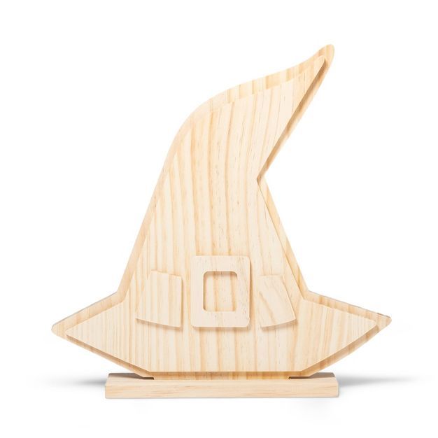 Freestanding Halloween Wood Witch Hat - Mondo Llama™ | Target