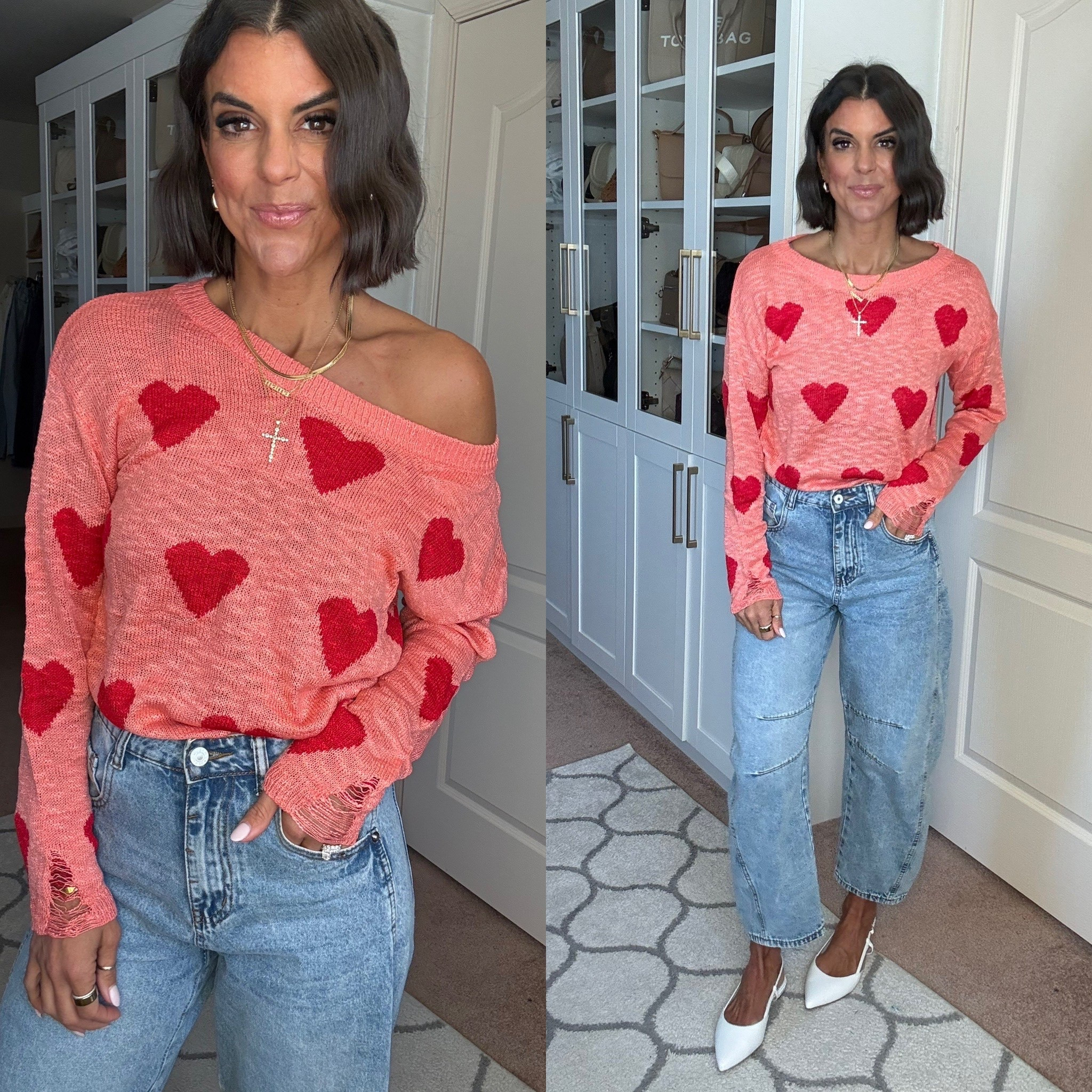 Size small in sweater size 2 in jeans 

#LTKSeasonal