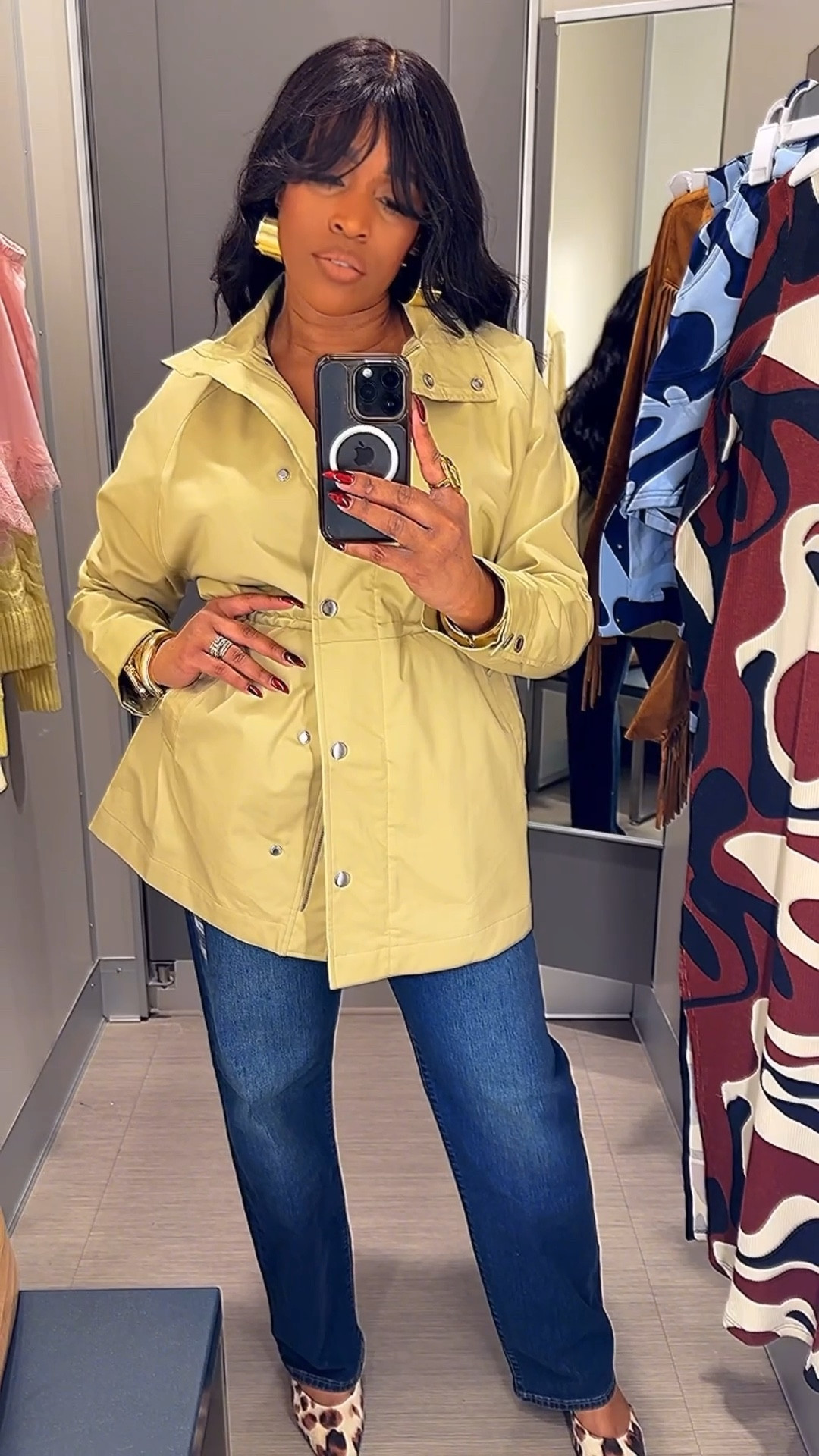 Cinched Anorak jacket-sometimes simple gets the job done.

#LTKSeasonal #LTKMidsize