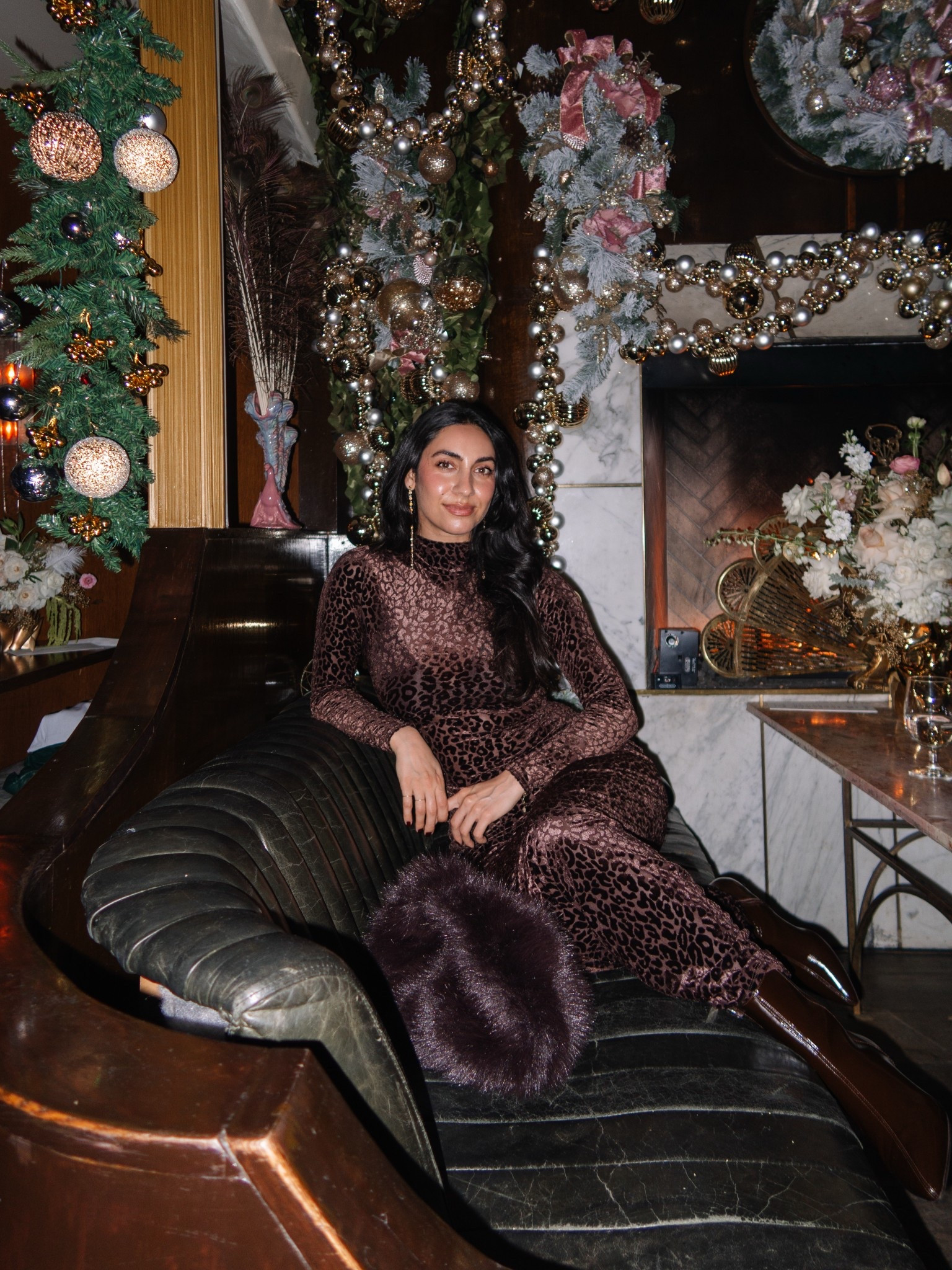 Feeling festive in this beautiful Naked Wardrobe maxi velvet dress 🎁🎉 

#LTKHoliday #LTKgrwm #LTKootd