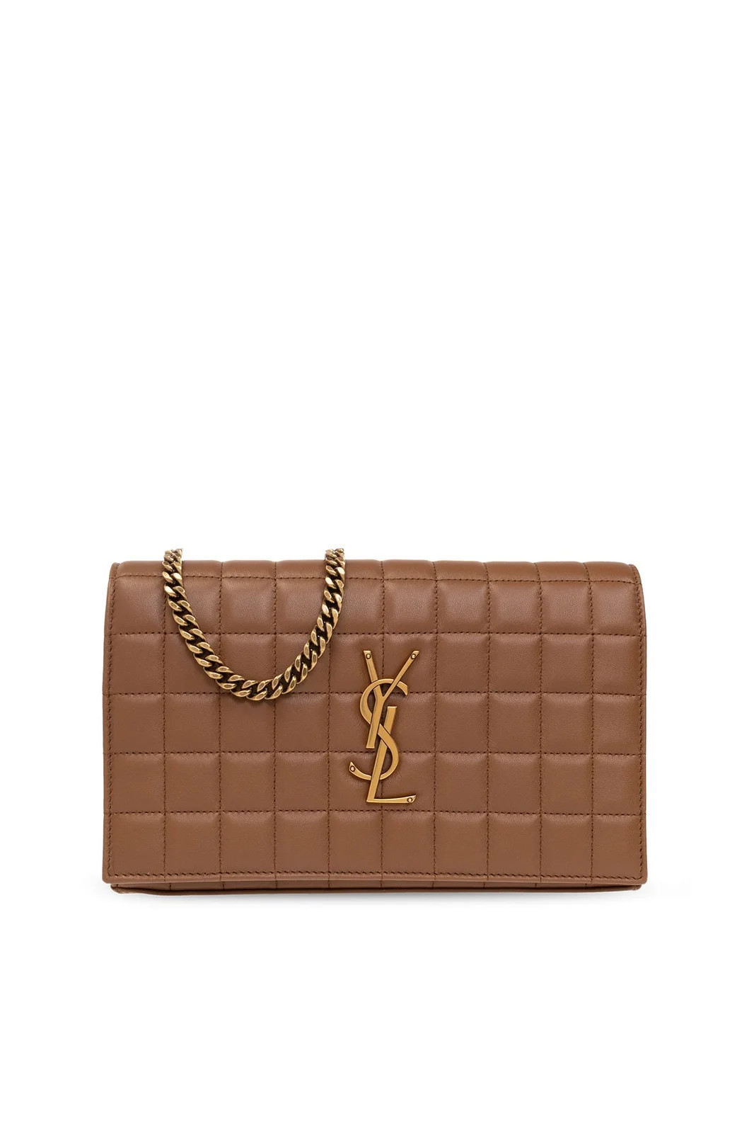 Saint Laurent Cassandre Matelassé Carre Crossbody Bag | Cettire Global