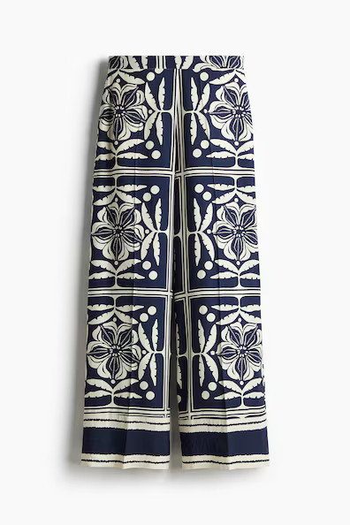 H & M - Wide trousers - Blue | H&M (US + CA)