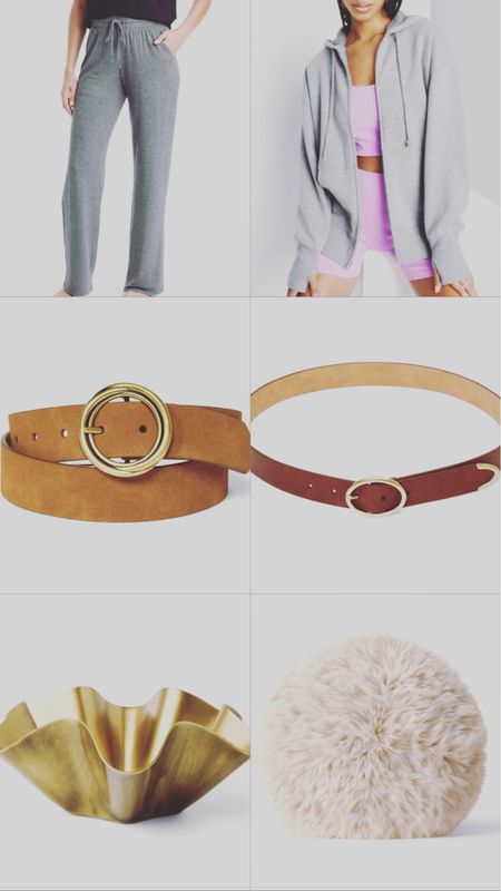 Recent Target finds ☺️ oversized jacket, lounge pants, suede belts, brown belts, gold bowl, throw pillows. 

#LTKfindsunder50 #LTKhome #LTKstyletip