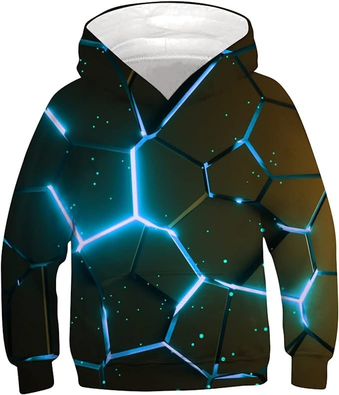 Ahegao Boys Girls Hoodies for Kids 3D Prints Casual Pullover Sweatshirts with Pocket for 6-16 Yea... | Amazon (US)