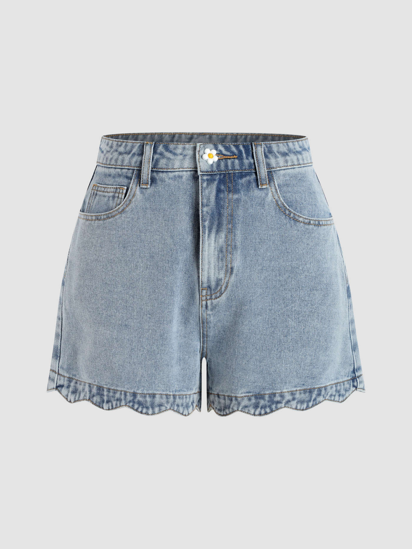 Jorts Women Shorts denim denim shorts black denim shorts high waisted denim shorts Denim Solid Wa... | Cider