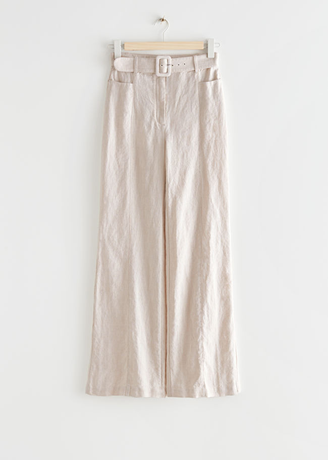 Flared Linen Trousers | & Other Stories (EU + UK)