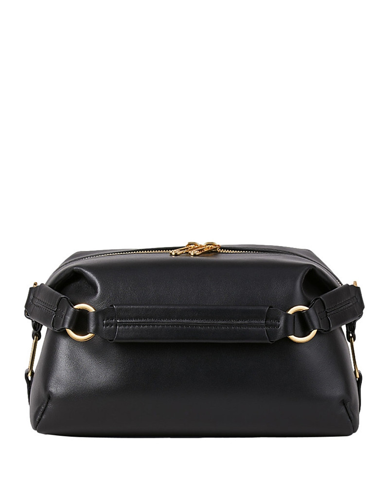 Sandro Black Leather Shoulder Bag | Bloomingdale's (US)