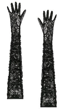 NBD Estrella Gloves in Black from Revolve.com | Revolve Clothing (Global)