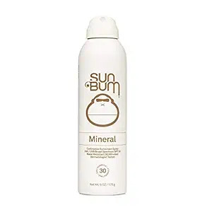 Sun Bum Mineral SPF 30 Sunscreen Spray | Vegan and Reef Friendly (Octinoxate & Oxybenzone Free) B... | Amazon (US)
