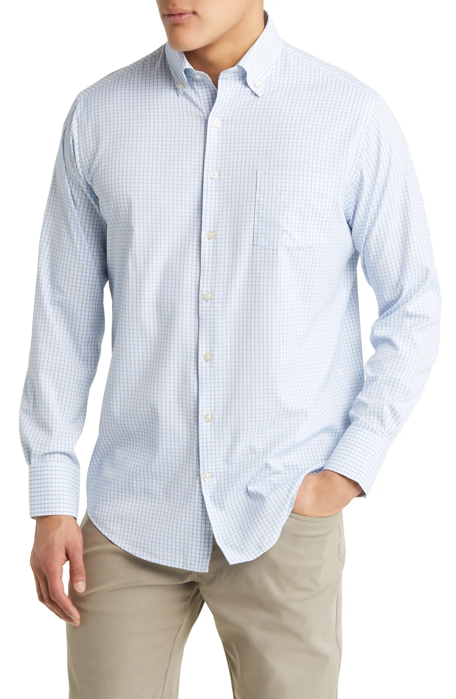 Peter Millar Hanford Performance Twill Button-Down Shirt | Nordstrom | Nordstrom