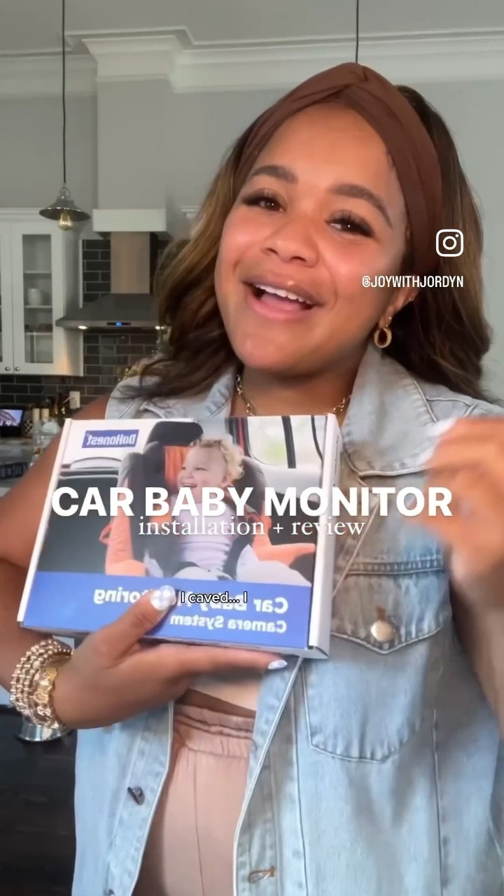 CAR BABY MONITOR REVIEW & INSTALL. We love ours! So much better than the mirror in the car!#LTKFind 

#LTKbaby #LTKunder50