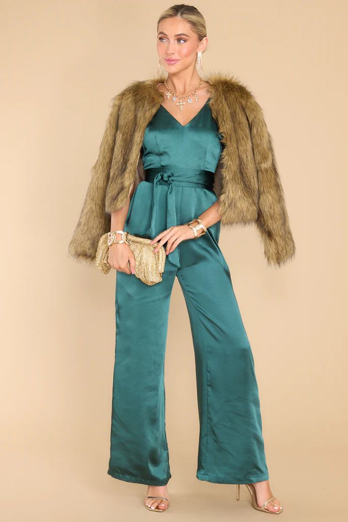 Guest Of Honor Emerald Jumpsuit | Red Dress 