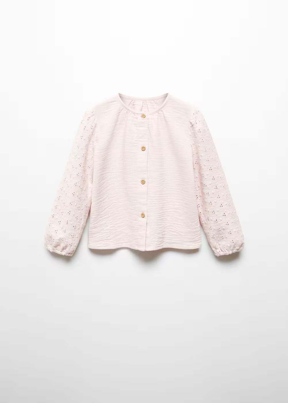 Embroidered blouse -  Girls | Mango Kids USA | MANGO (US)