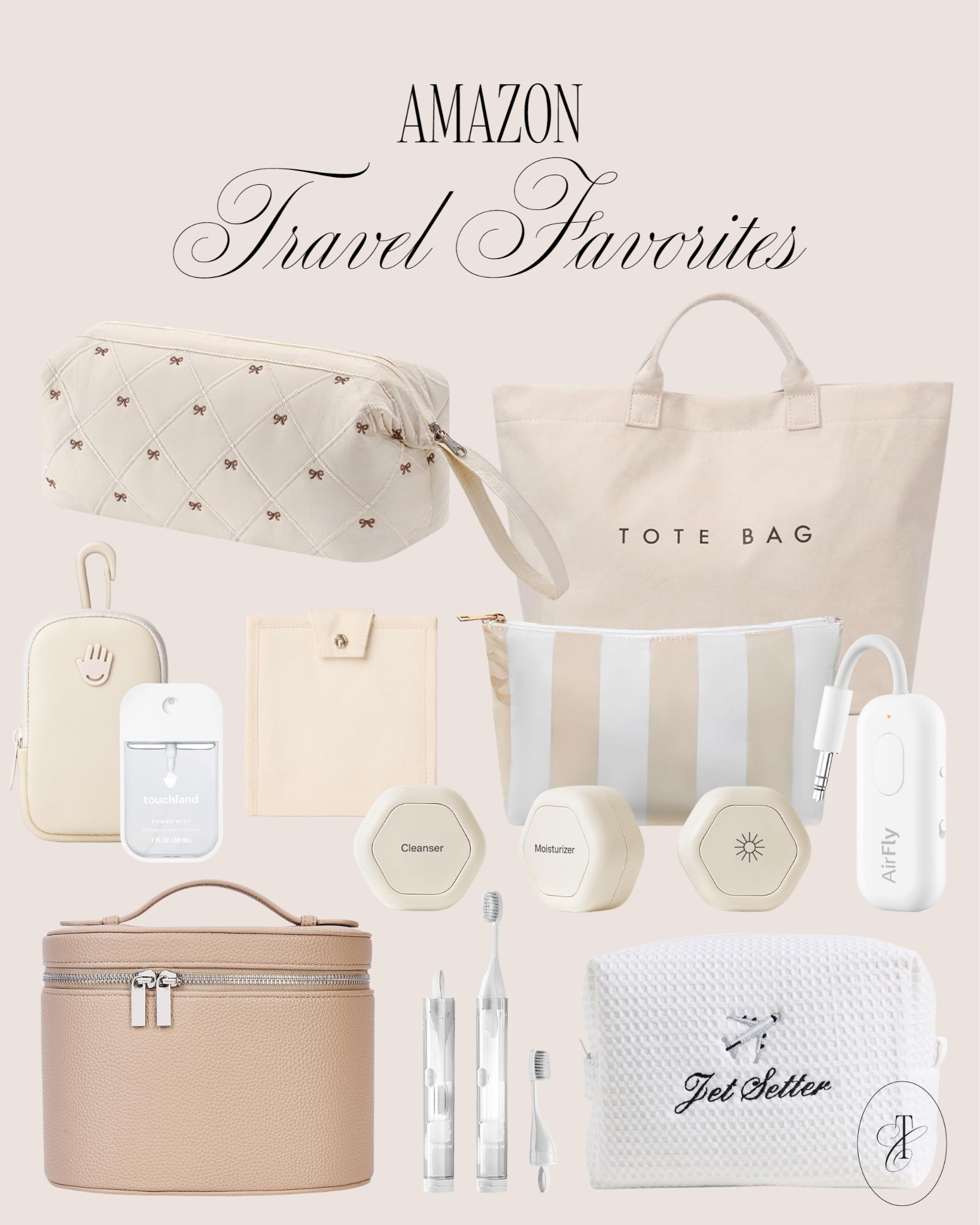 Amazon travel essentials 

Amazon finds, Amazon favorites, Amazon must haves, travel accessories, travel bag, travel tote, cosmetic pouch 

#LTKTravel